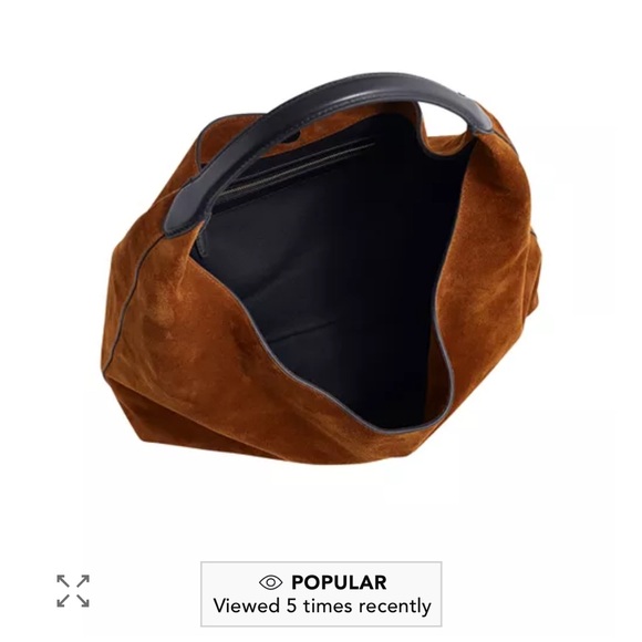 Madewell The Mylie Shoulder Bag in Italian Suede, Russet Multi - Picture 2 of 4